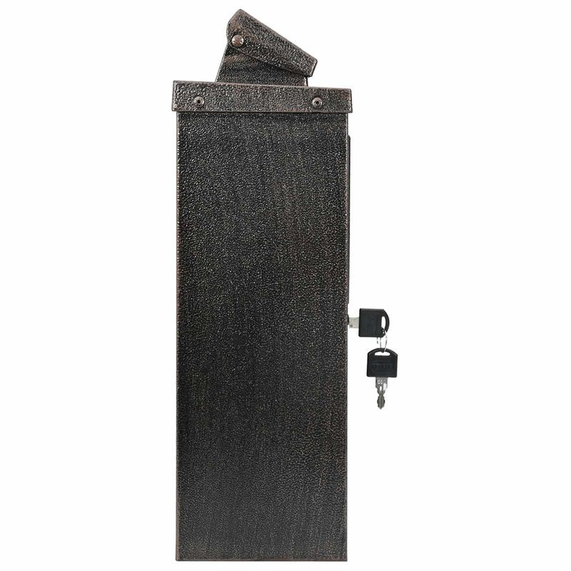 Casa si Gradina - Constructii - Depozitare, transport si protectie - Cutii postale - Cutie Postala Montata pe Perete Bronz 29 x 13 x 41 cm - Infinity.ro