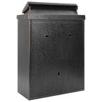 Casa si Gradina - Constructii - Depozitare, transport si protectie - Cutii postale - Cutie Postala Montata pe Perete Bronz 29 x 13 x 41 cm - Infinity.ro