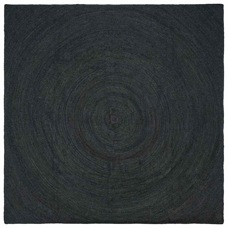 Casa si Gradina - Textile si covoare - Covoare - Covoare casa - Covor Gri inchis 200 x 200 cm Iuta - Infinity.ro