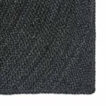 Casa si Gradina - Textile si covoare - Covoare - Covoare casa - Covor Gri inchis 200 x 200 cm Iuta - Infinity.ro