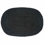 Casa si Gradina - Textile si covoare - Covoare - Covoare casa - Covor Natural si Negru 300 x 300 cm Iuta - Infinity.ro