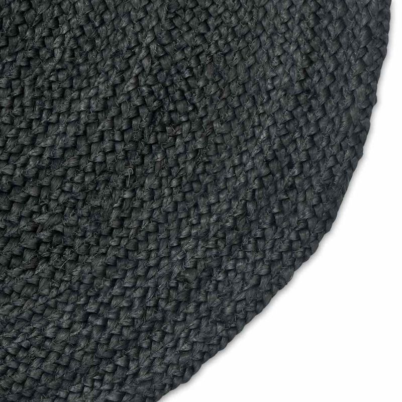 Casa si Gradina - Textile si covoare - Covoare - Covoare casa - Covor Natural si Negru 300 x 300 cm Iuta - Infinity.ro