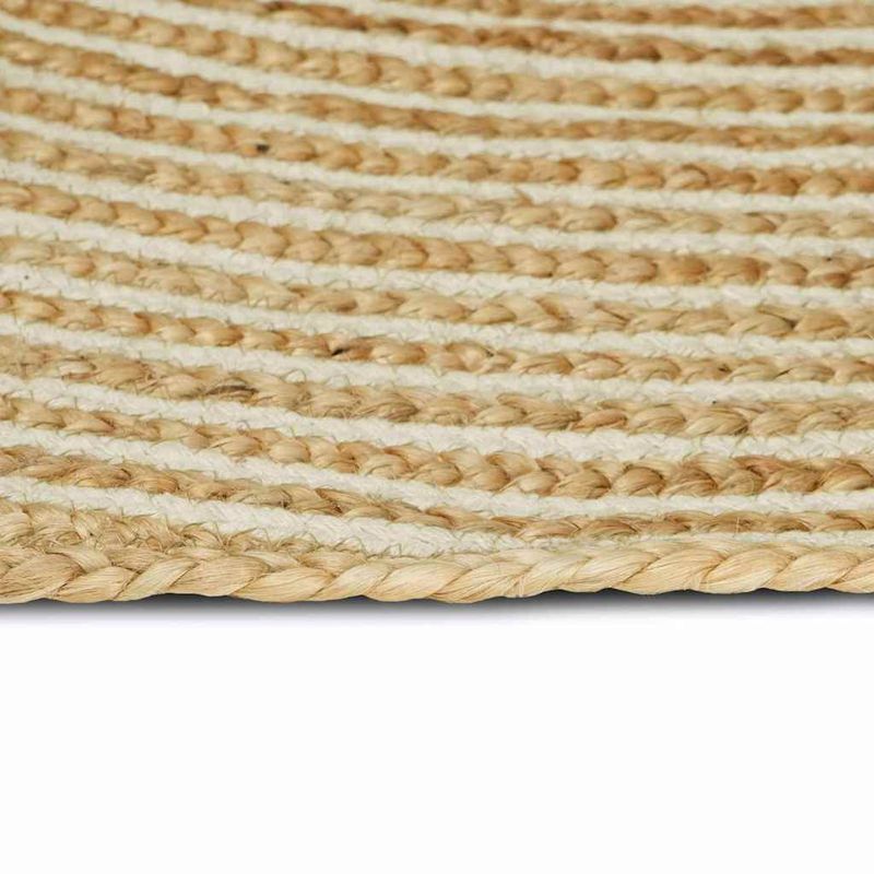 Casa si Gradina - Textile si covoare - Covoare - Covoare casa - Covor Natural si Alb 205 x 305 cm Iuta - Infinity.ro