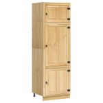 Casa si Gradina - Mobilier - Comode si corpuri - Corpuri bucatarie - Dulap cu raft cu usa Miere 60 x 32 x 40 cm Lemn de pin masiv - Infinity.ro