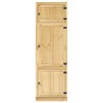 Casa si Gradina - Mobilier - Comode si corpuri - Corpuri bucatarie - Dulap cu raft cu usa Miere 60 x 32 x 40 cm Lemn de pin masiv - Infinity.ro