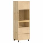 Casa si Gradina - Mobilier - Comode si corpuri - Corpuri bucatarie - Dulap cu raft cu usa Miere 60 x 32 x 40 cm Lemn de pin masiv - Infinity.ro