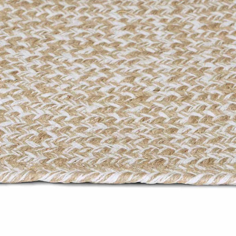 Casa si Gradina - Textile si covoare - Covoare - Covoare casa - Covor Natural si Alb 80 x 150 cm Iuta - Infinity.ro