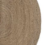 Casa si Gradina - Textile si covoare - Covoare - Covoare casa - Covor Natural si Negru 300 x 300 cm Iuta - Infinity.ro