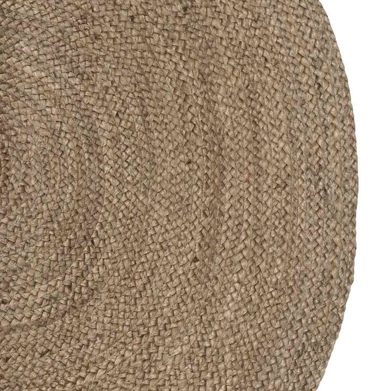 Casa si Gradina - Textile si covoare - Covoare - Covoare casa - Covor Natural si Negru 300 x 300 cm Iuta - Infinity.ro