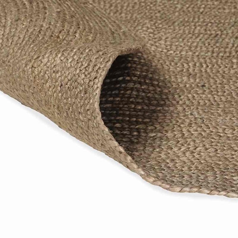 Casa si Gradina - Textile si covoare - Covoare - Covoare casa - Covor Natural si Negru 300 x 300 cm Iuta - Infinity.ro
