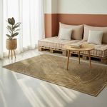 Casa si Gradina - Textile si covoare - Covoare - Covoare casa - Covor Natural si Negru 160 x 160 cm Iuta - Infinity.ro