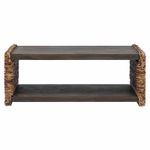 Casa si Gradina - Mobilier - Mese si birouri - Masute de cafea - Masa laterala natural 44.5 x 45 x 45 cm Lemn masiv de mahon - Infinity.ro