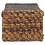Casa si Gradina - Mobilier - Mese si birouri - Masute de cafea - Masa laterala natural 44.5 x 45 x 45 cm Lemn masiv de mahon - Infinity.ro