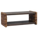 Casa si Gradina - Mobilier - Mese si birouri - Masute de cafea - Masa laterala natural 44.5 x 45 x 45 cm Lemn masiv de mahon - Infinity.ro