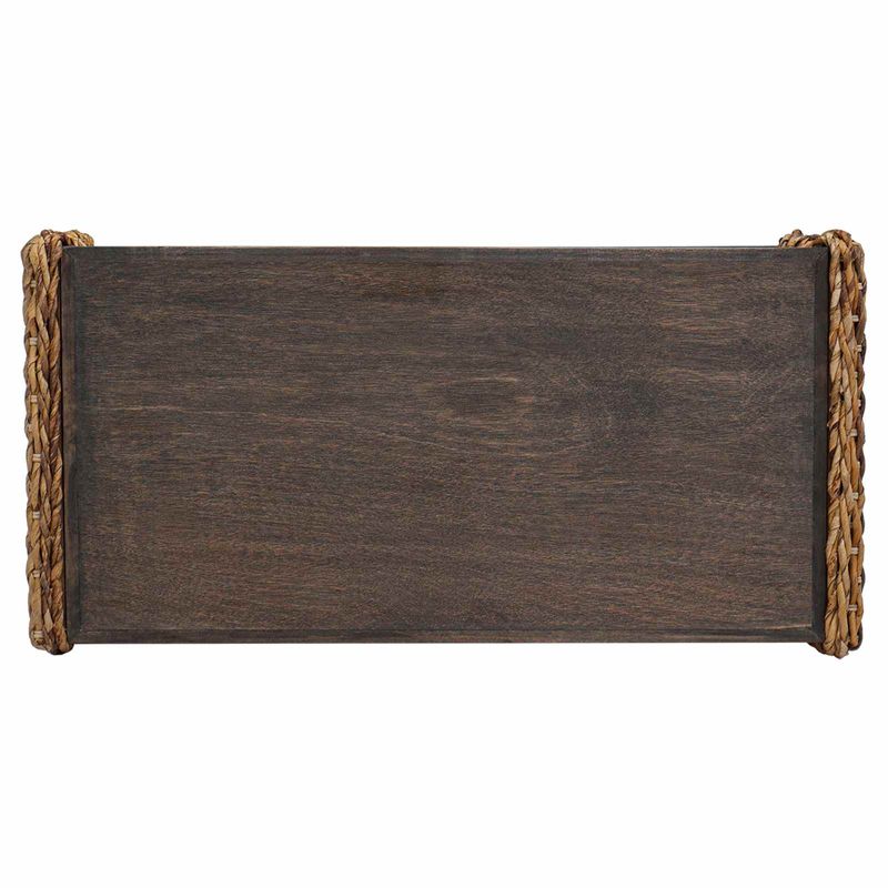 Casa si Gradina - Mobilier - Mese si birouri - Masute de cafea - Masa laterala natural 44.5 x 45 x 45 cm Lemn masiv de mahon - Infinity.ro