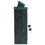 Casa si Gradina - Constructii - Depozitare, transport si protectie - Cutii postale - Cutie Postala Montata pe Perete Verde 29 x 13 x 41 cm - Infinity.ro