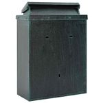 Casa si Gradina - Constructii - Depozitare, transport si protectie - Cutii postale - Cutie Postala Montata pe Perete Verde 29 x 13 x 41 cm - Infinity.ro
