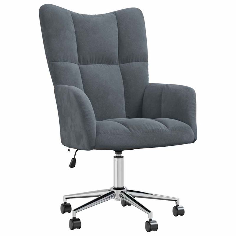 Casa si Gradina - Mobilier - Scaune si fotolii - Fotolii - Fotoliu de relaxare Gri inchis 62 x 68,5 x 105 cm Catifea - Infinity.ro