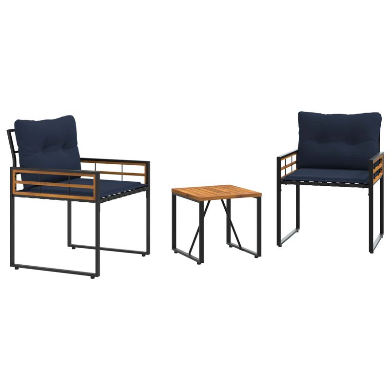 Casa si Gradina - Gradina si terasa - Mobilier exterior - Seturi mobila gradina - Set de Mobilier pentru Exterior cu perna 3 pcs Bleumarin - Infinity.ro