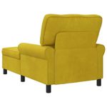 Casa si Gradina - Mobilier - Scaune si fotolii - Fotolii - Sezlong de relaxare cu perna Galben 91 x 157 x 91 cm Catifea - Infinity.ro