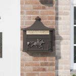 Casa si Gradina - Constructii - Depozitare, transport si protectie - Cutii postale - Cutie Postala Montata pe Perete Bronz 40,5 x 15,5 x 44 cm - Infinity.ro