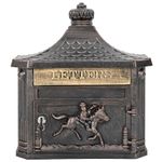 Casa si Gradina - Constructii - Depozitare, transport si protectie - Cutii postale - Cutie Postala Montata pe Perete Bronz 40,5 x 15,5 x 44 cm - Infinity.ro