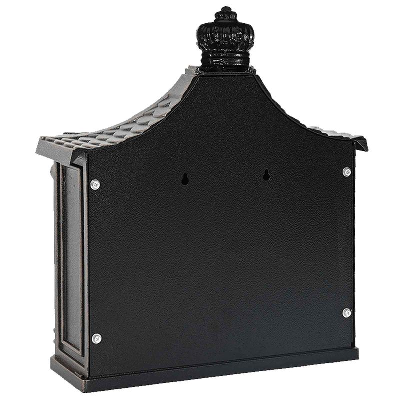 Casa si Gradina - Constructii - Depozitare, transport si protectie - Cutii postale - Cutie Postala Montata pe Perete Bronz 40,5 x 15,5 x 44 cm - Infinity.ro
