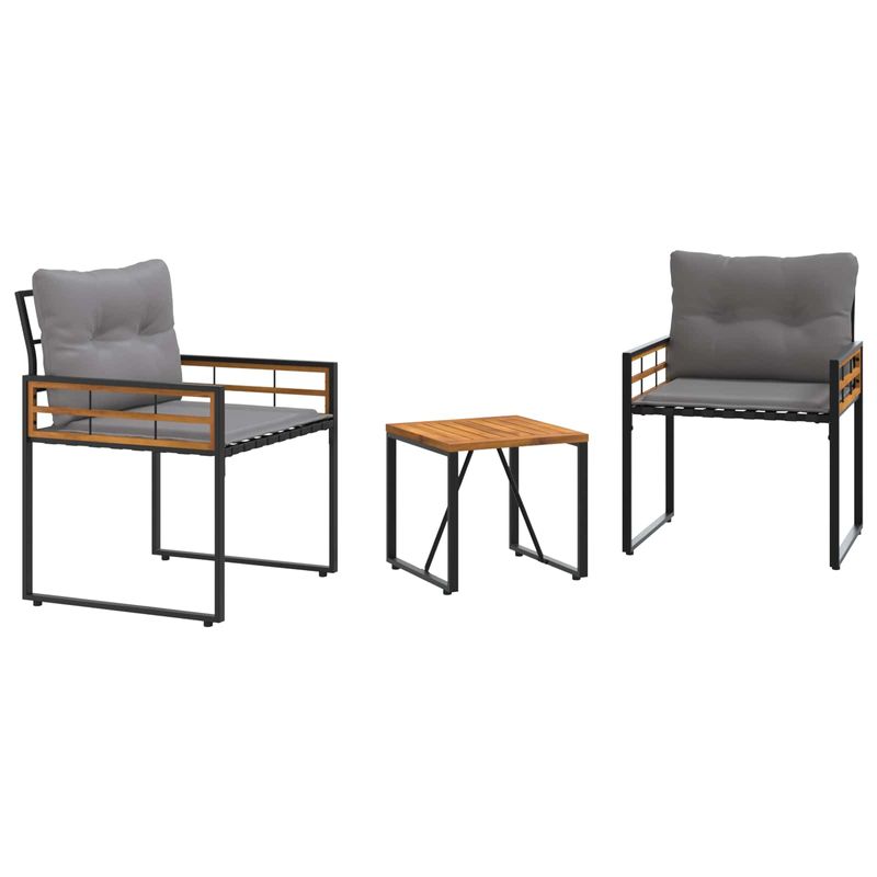 Casa si Gradina - Gradina si terasa - Mobilier exterior - Seturi mobila gradina - Set de Mobilier pentru Exterior cu perna 3 pcs Gri deschis - Infinity.ro