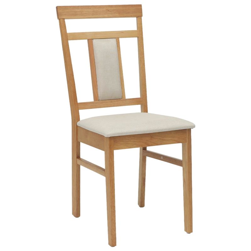Casa si Gradina - Mobilier - Scaune si fotolii - Scaune - Scaun de sufragerie 2 pcs Natural si deschis - Infinity.ro