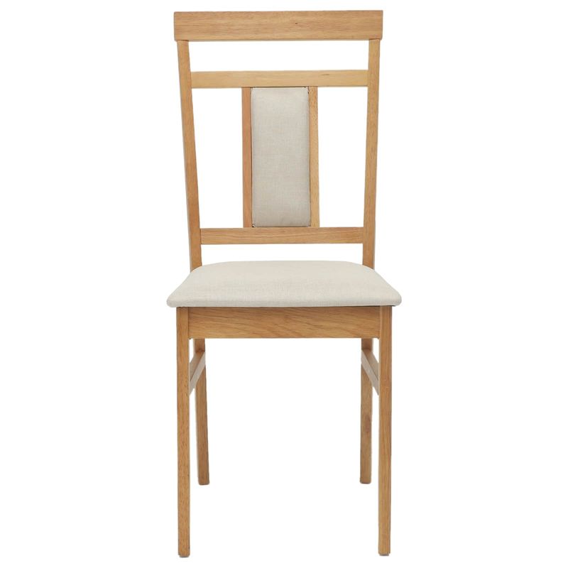 Casa si Gradina - Mobilier - Scaune si fotolii - Scaune - Scaun de sufragerie 2 pcs Natural si deschis - Infinity.ro