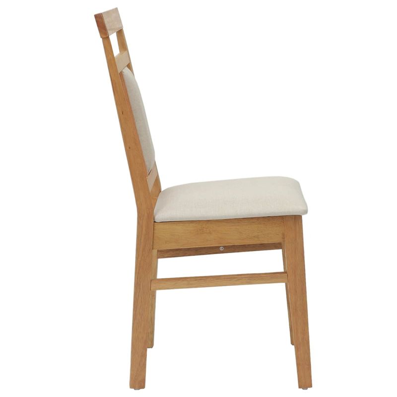 Casa si Gradina - Mobilier - Scaune si fotolii - Scaune - Scaun de sufragerie 2 pcs Natural si deschis - Infinity.ro