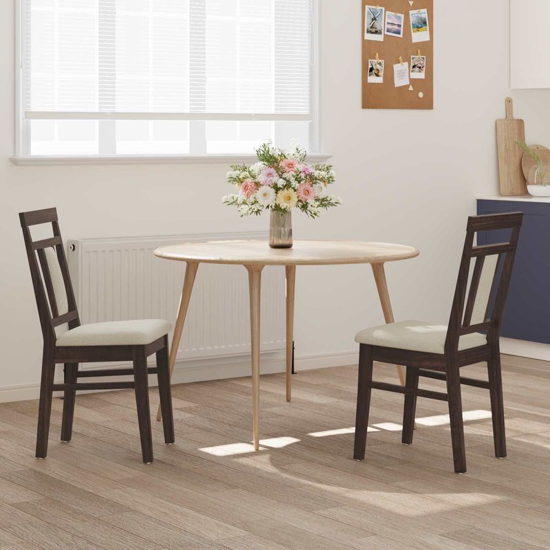 Casa si Gradina - Mobilier - Scaune si fotolii - Scaune - Scaun de sufragerie 2 pcs Maro deschis si deschis - Infinity.ro