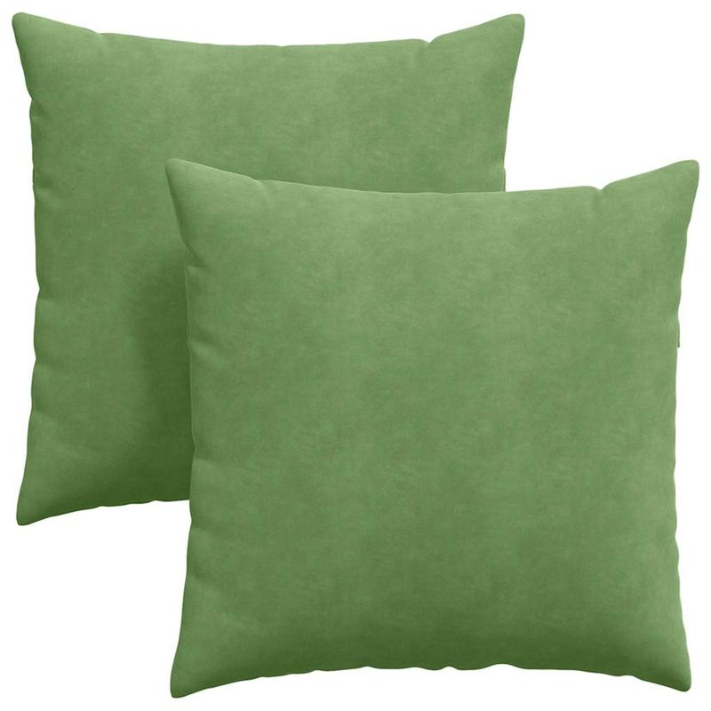 Casa si Gradina - Textile si covoare - Perne si pilote - Perne decorative - Perne pentru canapea 2 pcs Lysegrønn 80 x 80 cm - Infinity.ro
