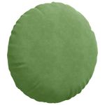 Casa si Gradina - Textile si covoare - Perne si pilote - Perne decorative - Perne de Sezut 2 pcs Verde deschis Ø 40 x 13 cm Catifea - Infinity.ro