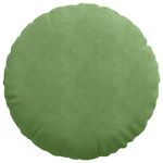 Casa si Gradina - Textile si covoare - Perne si pilote - Perne decorative - Perne de Sezut 2 pcs Verde deschis Ø 40 x 13 cm Catifea - Infinity.ro