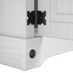 Casa si Gradina - Mobilier - Comode si corpuri - Noptiere - Noptiera cu sertar Alb 35 x 32,5 x 58 cm Lemn de pin masiv - Infinity.ro