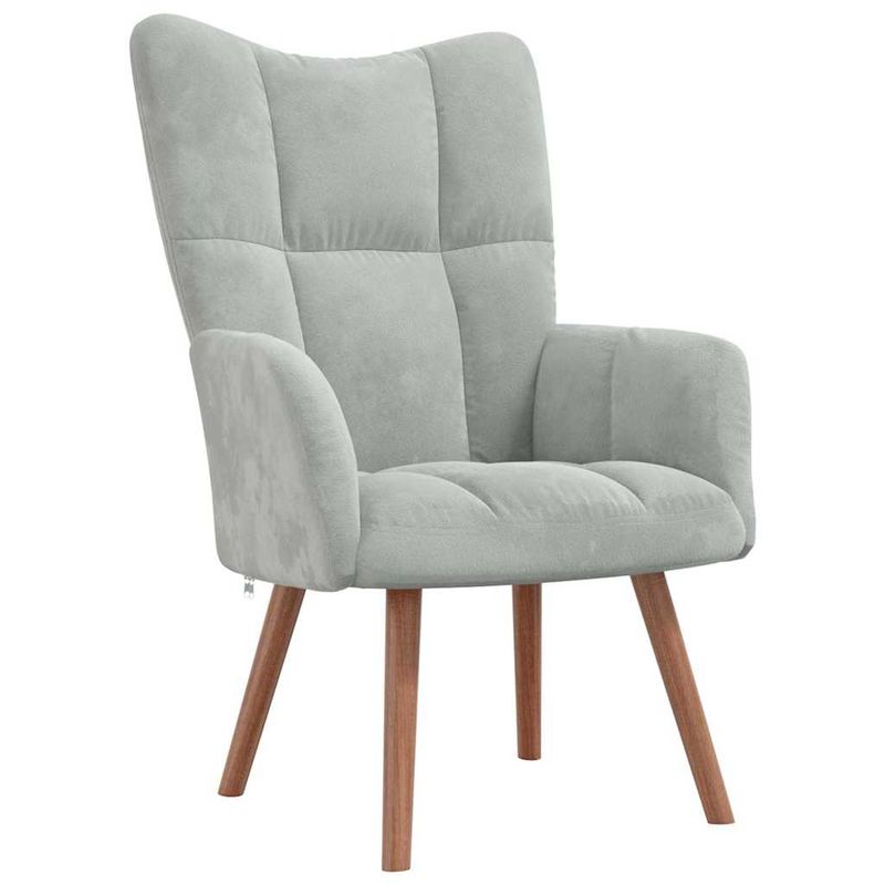 Casa si Gradina - Mobilier - Scaune si fotolii - Fotolii - Fotoliu de relaxare 2 pcs Gri deschis Catifea - Infinity.ro