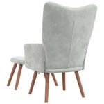 Casa si Gradina - Mobilier - Scaune si fotolii - Fotolii - Fotoliu de relaxare 2 pcs Gri deschis Catifea - Infinity.ro