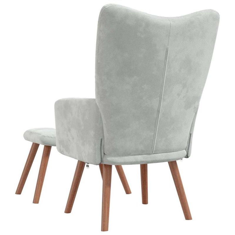 Casa si Gradina - Mobilier - Scaune si fotolii - Fotolii - Fotoliu de relaxare 2 pcs Gri deschis Catifea - Infinity.ro