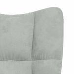 Casa si Gradina - Mobilier - Scaune si fotolii - Fotolii - Fotoliu de relaxare 2 pcs Gri deschis Catifea - Infinity.ro
