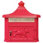 Casa si Gradina - Constructii - Depozitare, transport si protectie - Cutii postale - Cutie Postala Montata pe Perete cu usa Rosu 40,5 x 15,5 x 44 cm - Infinity.ro