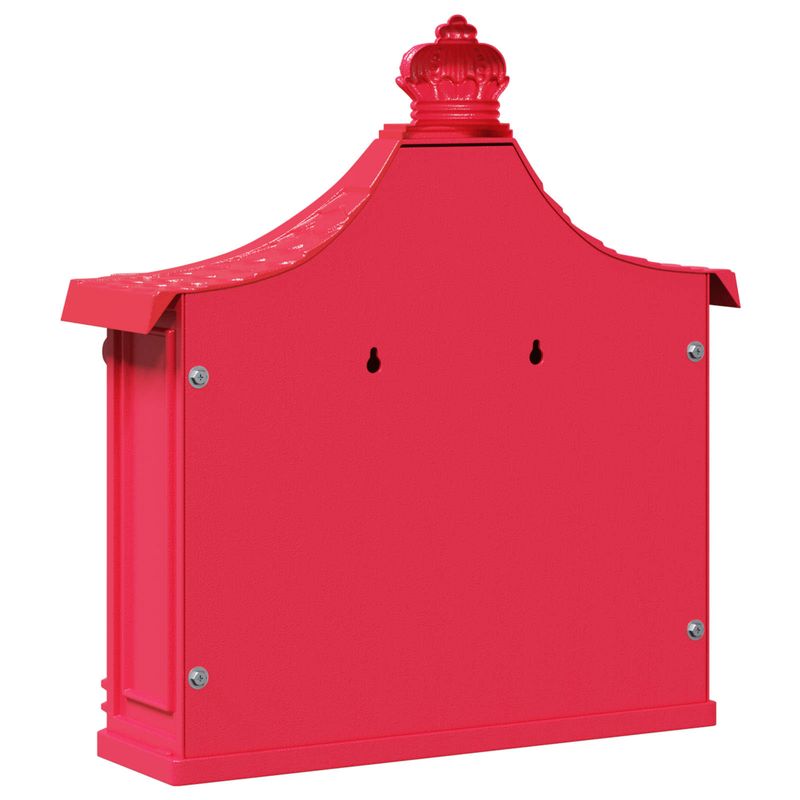 Casa si Gradina - Constructii - Depozitare, transport si protectie - Cutii postale - Cutie Postala Montata pe Perete cu usa Rosu 40,5 x 15,5 x 44 cm - Infinity.ro