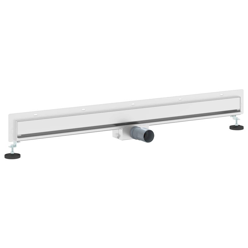 Casa si Gradina - Constructii - Materiale constructii - Sisteme de scurgere - Drenaj pentru Dus Montat pe Perete Argintiu 100 cm - Infinity.ro