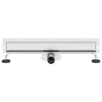 Casa si Gradina - Constructii - Materiale constructii - Sisteme de scurgere - Drenaj pentru Dus Montat pe Perete Argintiu 60 cm - Infinity.ro