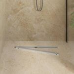 Casa si Gradina - Constructii - Materiale constructii - Sisteme de scurgere - Scurgere de dus la 360° cu model subtire Argintiu 70 cm - Infinity.ro