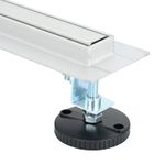 Casa si Gradina - Constructii - Materiale constructii - Sisteme de scurgere - Scurgere de dus la 360° cu model subtire Argintiu 70 cm - Infinity.ro