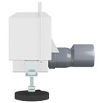 Casa si Gradina - Sanitare - Instalatii hidro - Tevi - Drenaj pentru Dus Montat pe Perete Argintiu 50 cm - Infinity.ro