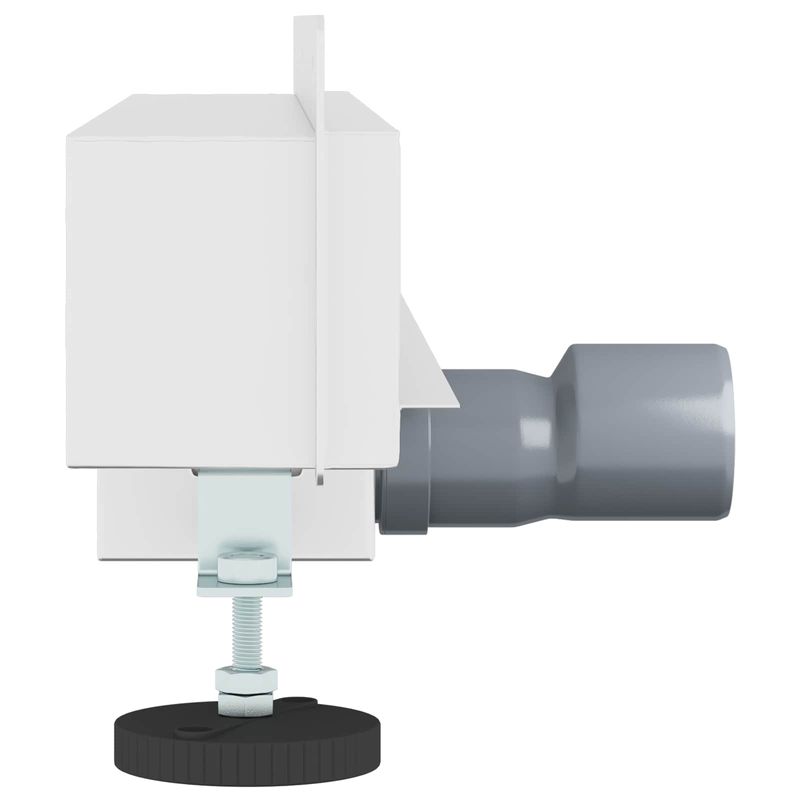 Casa si Gradina - Sanitare - Instalatii hidro - Tevi - Drenaj pentru Dus Montat pe Perete Argintiu 50 cm - Infinity.ro