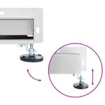 Casa si Gradina - Sanitare - Instalatii hidro - Tevi - Drenaj pentru Dus Montat pe Perete Argintiu 50 cm - Infinity.ro