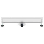 Casa si Gradina - Constructii - Materiale constructii - Sisteme de scurgere - Drenaj pentru Dus Montat pe Perete Argintiu 70 cm - Infinity.ro